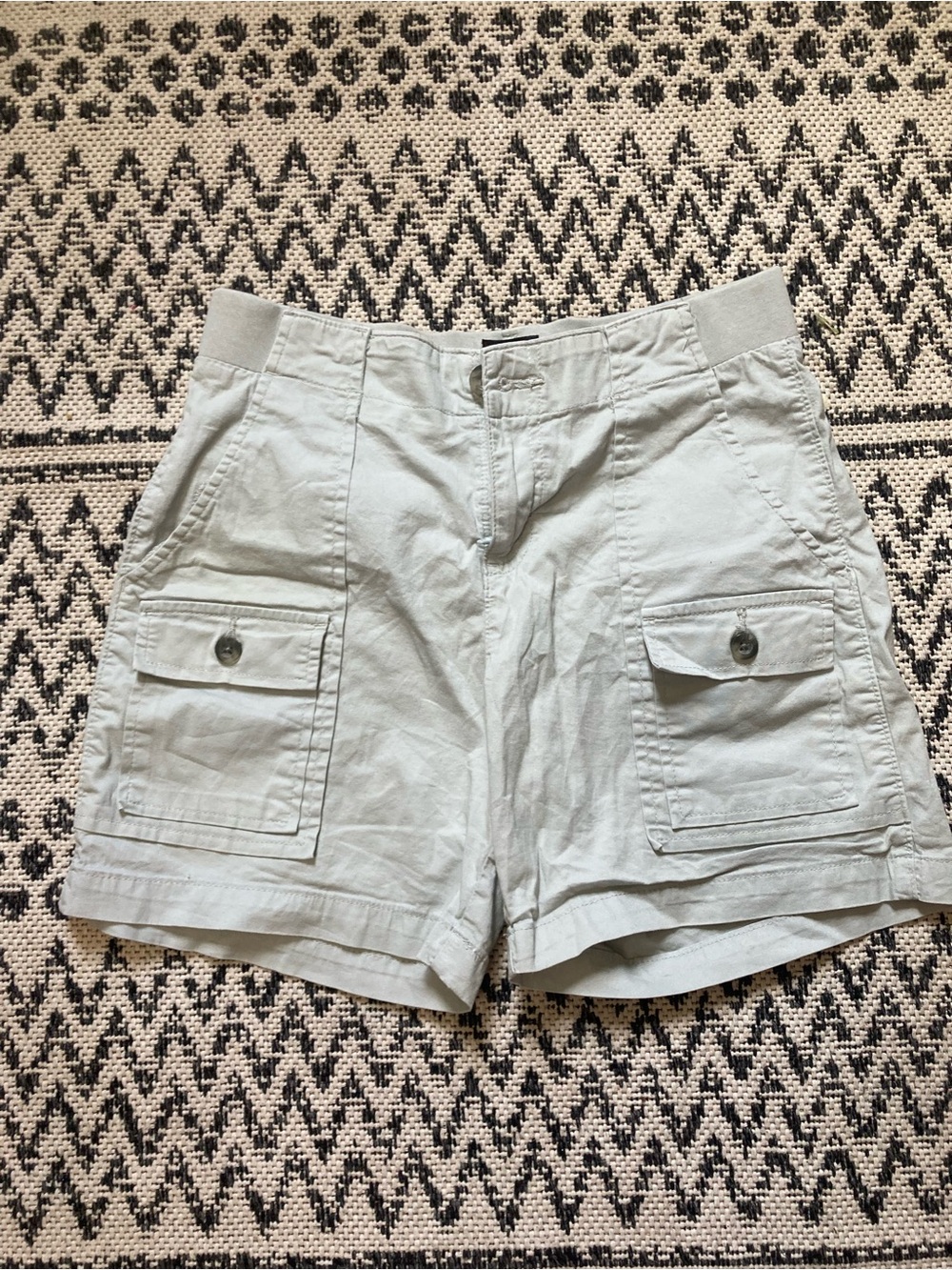 Lee Light Sage Green Casual Shorts
